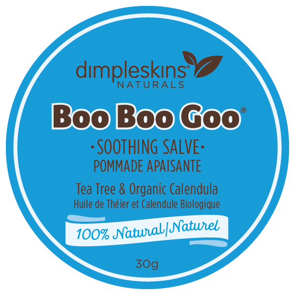 Dimpleskins Boo Boo Goo label