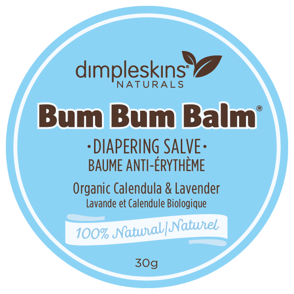 Dimpleskins Bum Bum Balm label