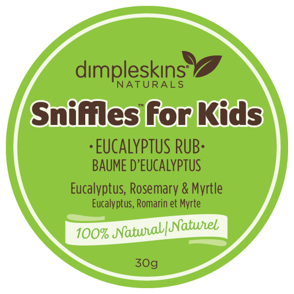 Dimpleskins Sniffles for Kids label