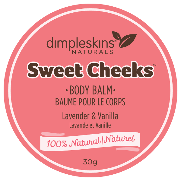 Dimpleskins Sweet Cheeks label