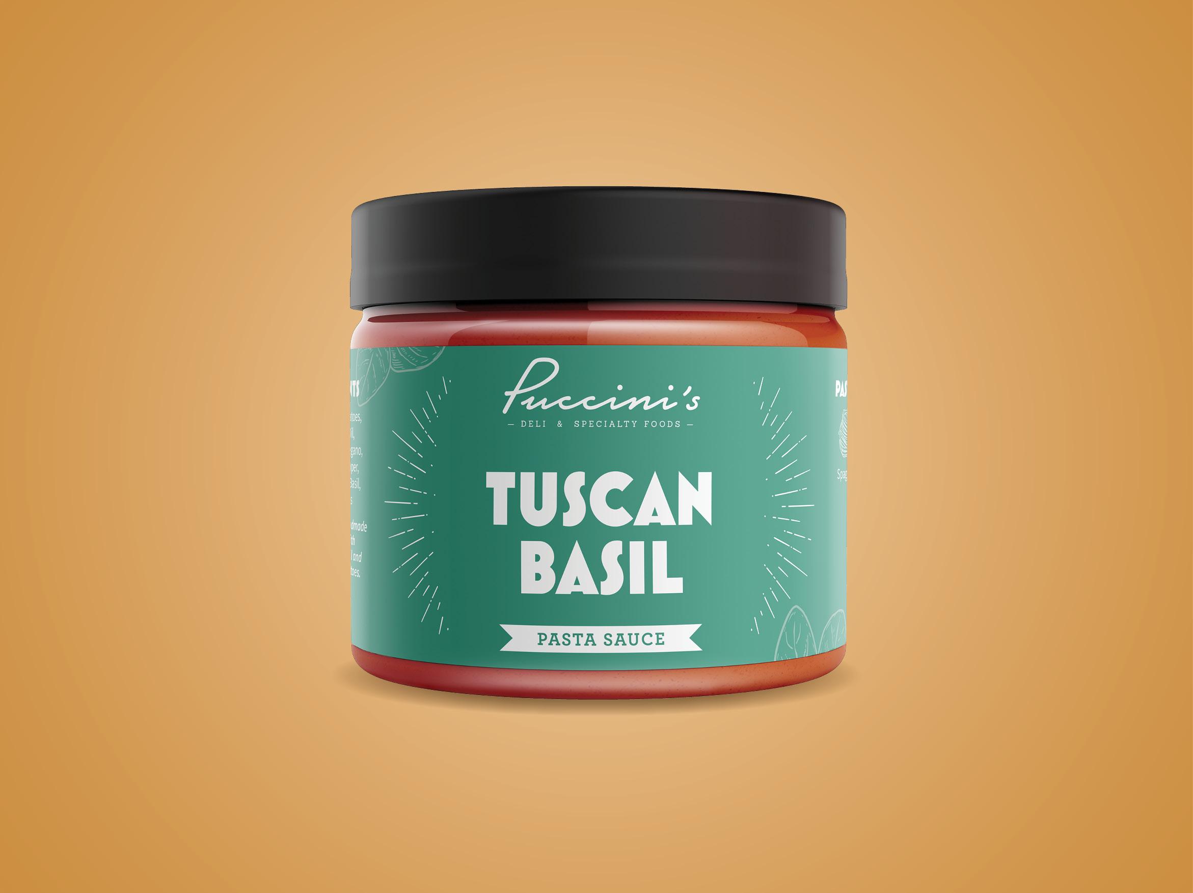 Puccini's Tuscan Basil pasta sauce