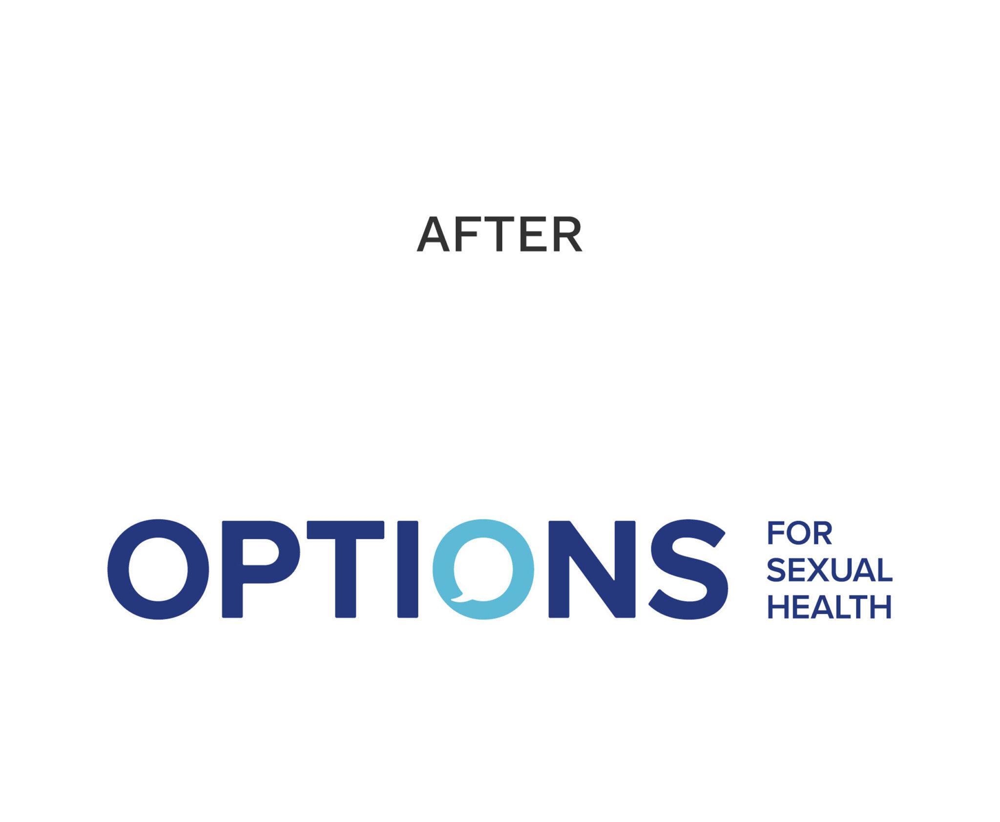 Options for Sexual Health logo after